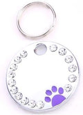 Personalized Dog/Cat Cute Paw Pet ID Tag by COOLLIANT