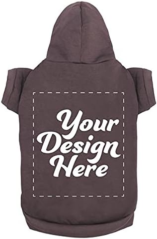 Personalized Dog Hooded Custom Sweatshirt Pet Pullover Hoodie Text/Image by apparelyn