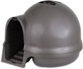 Petmate Booda Clean Step Cat Litter Box Dome- Brushed Nickel, Made in USA by Petmate
