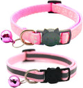 2 Pack Cat Collars Quick Release Reflective Kitten Collar by Unknown