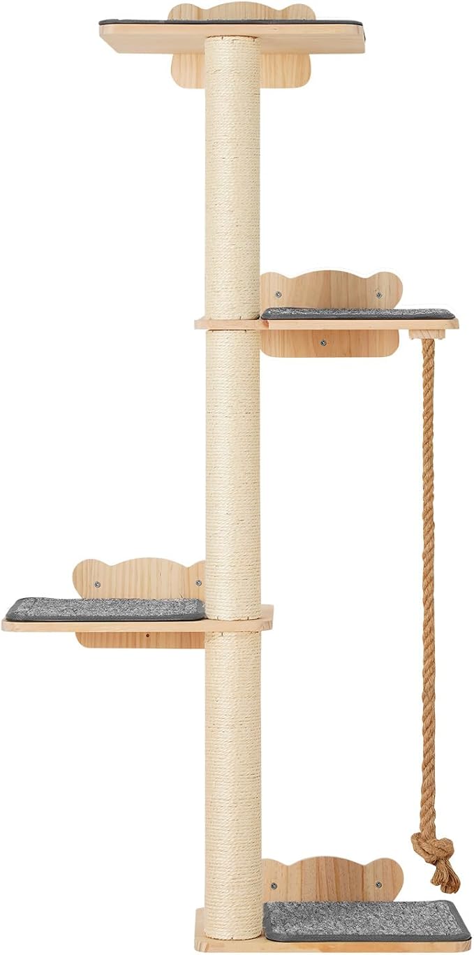 VEVOR 4 Tiers Tall Cat Wall Furniture Set - Image 10