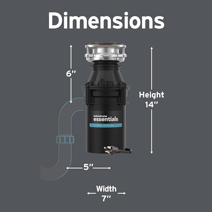 InSinkErator ES30 W/C 1/3 HP Motor Continuous Feed Kitchen Garbage Disposal - Image 3