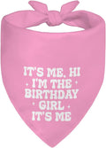 It's Me, Hi I'm The Birthday Girl Pink Dog Bandana, Cute Birthday Gifts by Unknown