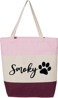 Custom Dog Tote Bag Personalized Dog Mom Gift Dog Toys Totes Pet Gift Custom by IHK