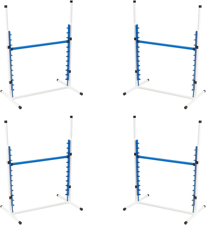 Better Sporting Dogs 4 Pack Adjustable Dog Agility Bar Jumps w/Cup Strips | by BetterSportingDogs