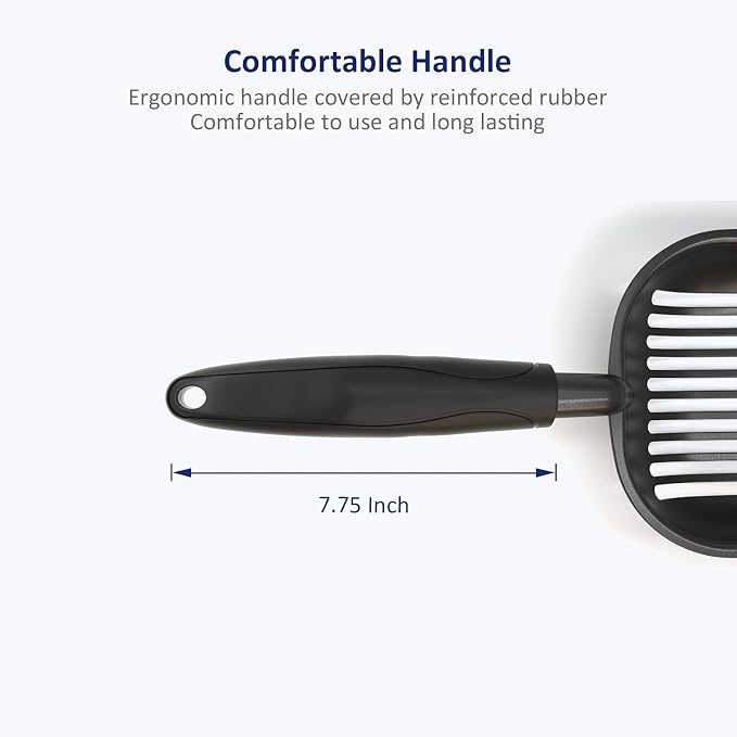 WePet Cat Litter Scoop, Non-Stick Plated Aluminum Alloy Sifter, Kitty Durable - Image 4