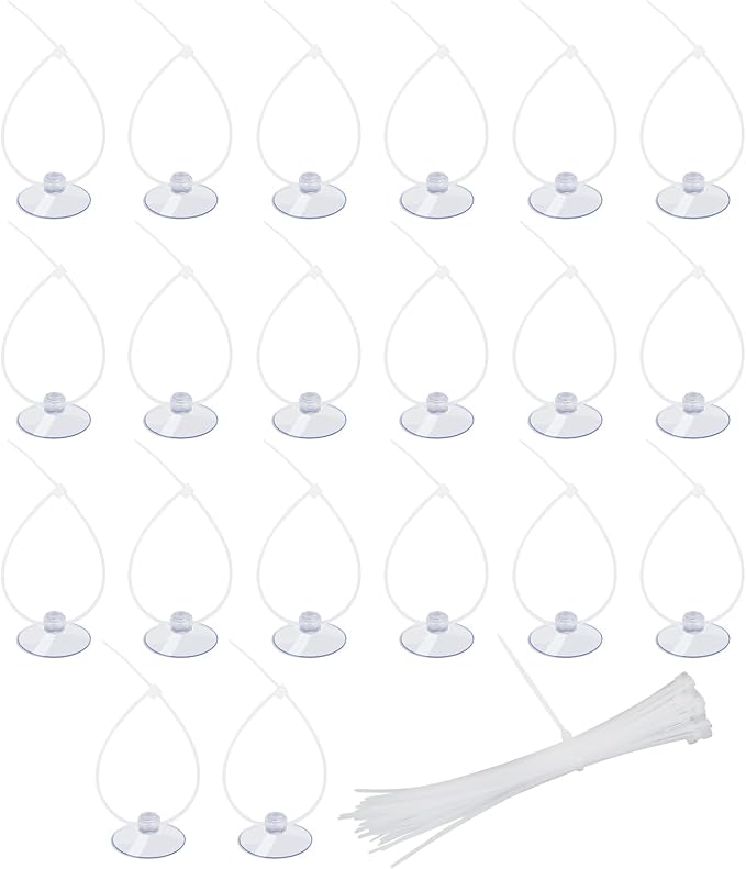 AQUANEAT 20 Pack Suction Cups by Aquaneat