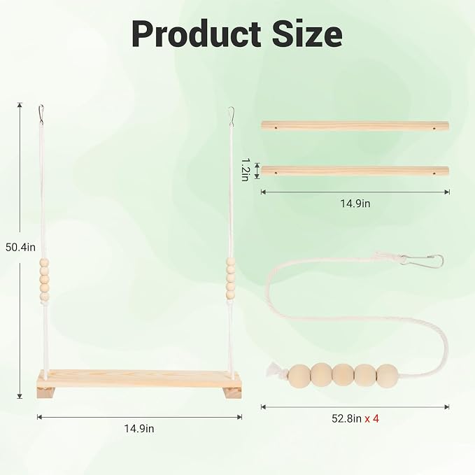 Chicken Swing, Easy Install Chicken Perch, Fun Poultry Toys - Image 3