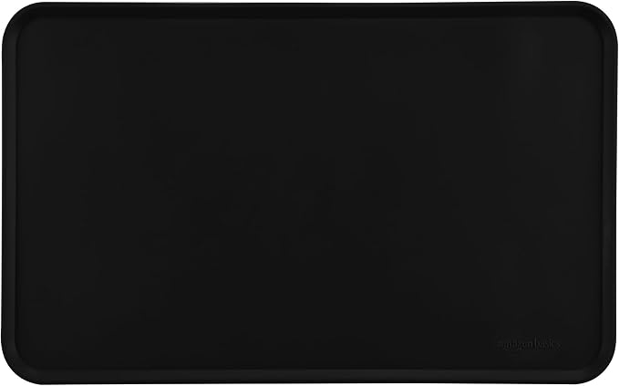 Amazon Basics Waterproof Non-Slip Silicone Pet Feeding Mat by AmazonBasics