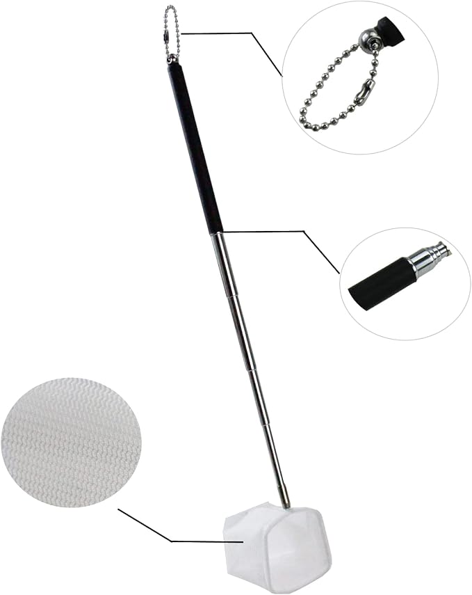 AQUANEAT Small Fish Tank Shrimp Net, Aquarium Debris Cleaning Tools, - Image 6