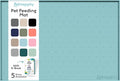 Dog Food Mat - 24x15 Raised Edges Dogs Mat by PETHAPPILY