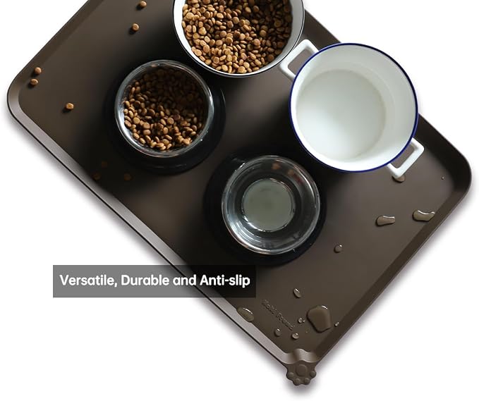 Hoki Found Large Silicone Pet Food Mats Tray - Image 4