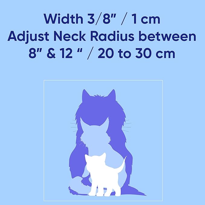 Pawtitas Reflective Purple Cat Collar - Image 6