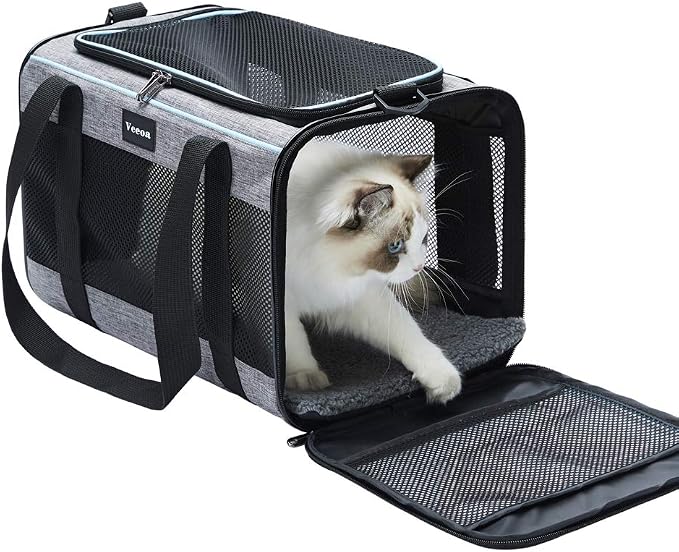 Vceoa 19x12x12 Inches Cat, Dog Carrier by Vceoa