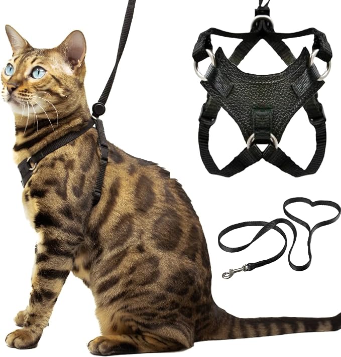 Houdini™ Escape Proof Cat Harness and Leash Set by OutdoorBengal by OutdoorBengal