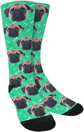 Custom Face Socks, Personalized Dog Lover Pet Photo Picture on Socks Unisex by Enjoy-yjl