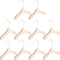 Wooden Dog Clothes Hangers 8.66 Inch Small Pet Apparel Hangers Wear-Resistant by GLSTOY