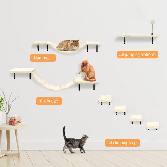 Wall-Mounted Cat Climber Set - Image 6