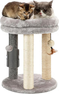 MECOOL 4in1 Small Cat Tree, Scratching Post by MECOOL