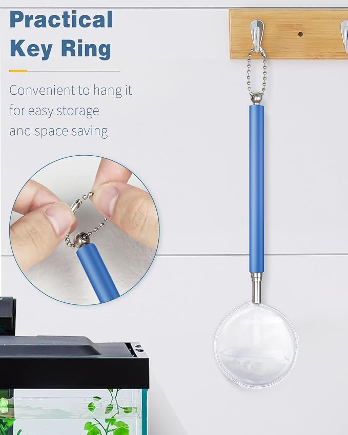 Pawfly Soft Round Aquarium Net, 2 Inch Shrimp Net - Image 5