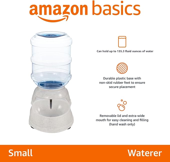 Amazon Basics Gravity Pet Water Dispenser - Image 2