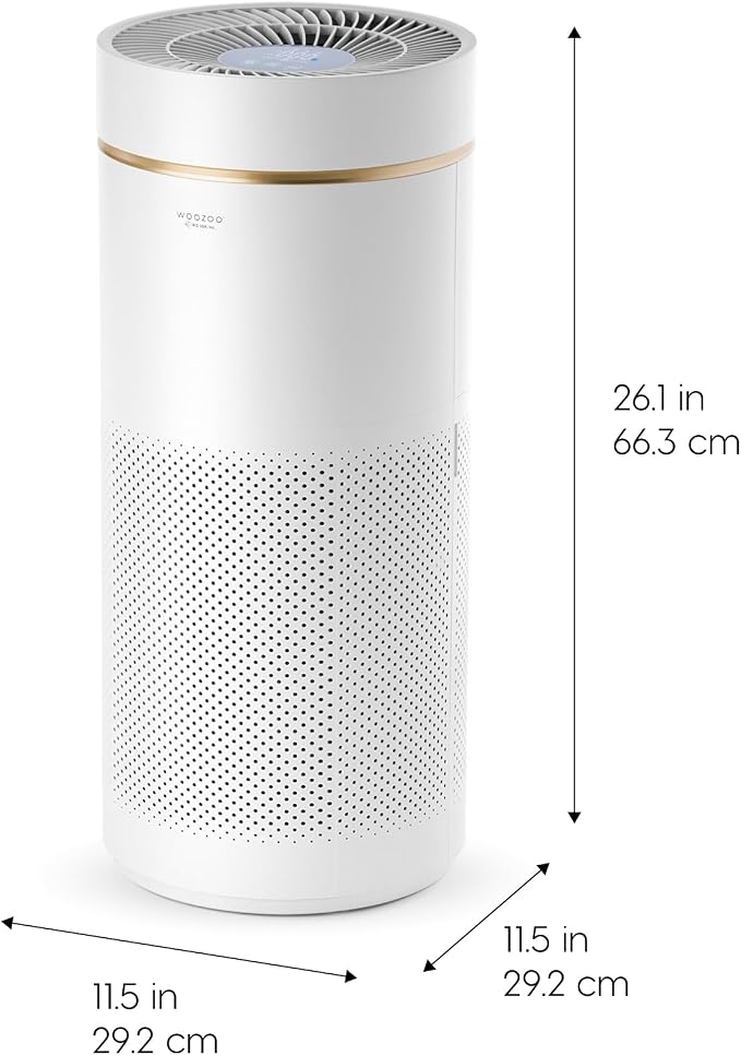 IRIS USA WOOZOO True HEPA Air Purifier, H13 filter removes 99.97% of particles - Image 2