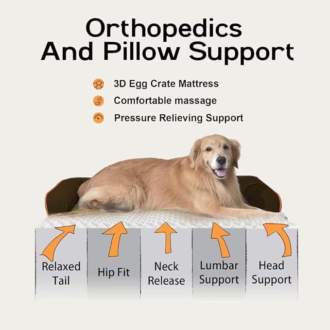 Small Dog Bed Waterproof Orthopedic Dog Beds - Image 3