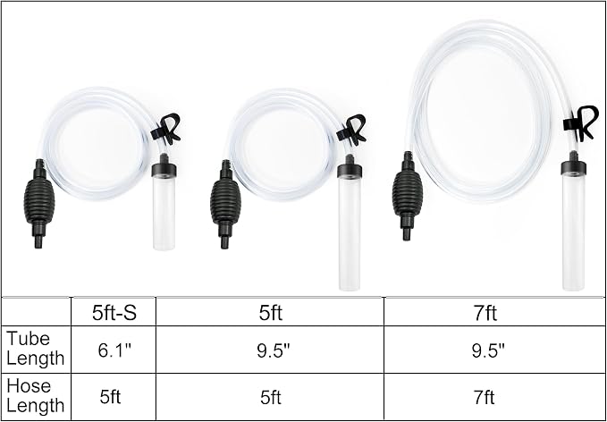 5ft-S Aquarium Siphon Vacuum Cleaner - Image 2