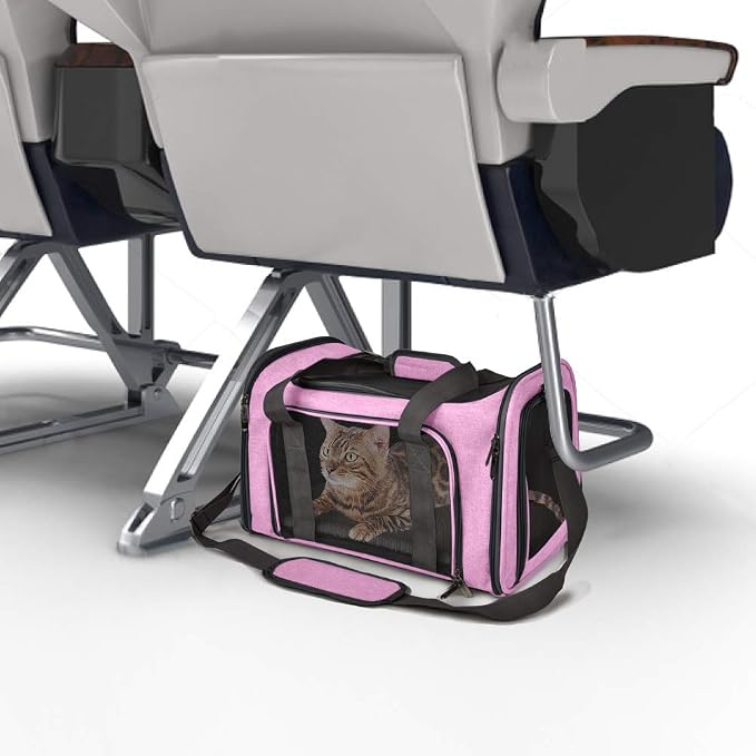 Henkelion Pet Carrier for Small Medium Cats Dogs Puppies up to 15 Lbs, TSA - Image 4