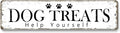 12x3 Inch Dog Treats Sign PC Signage Decor by ZonleeApex