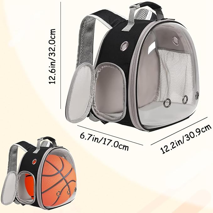 Guinea Pig Backpack, Space Capsule Bubble Window Small Animal Backpack - Image 2