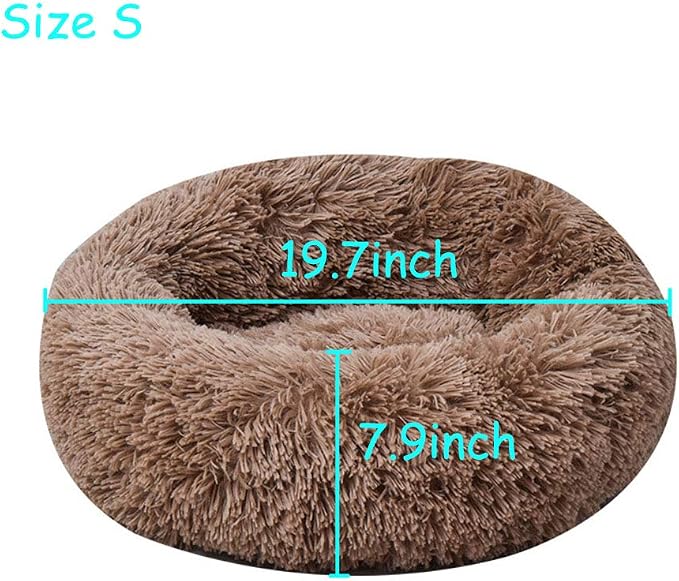 BODISEINT Modern Soft Plush Round Pet Bed - Image 6