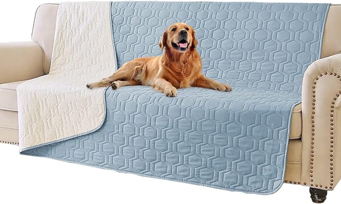 Waterproof and Anti-Slip Dog Bed Cover and Pet Blanket Sofa Pet Bed Mat ，car by TcksstexFauxFurDogBedCover