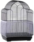 Bird Cage Seed Catcher Seeds Guard Parrot Nylon Mesh Net Cover Stretchy Shell by pranovo