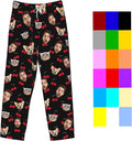 Custom Pajamas Pants Plaid Personalized Funny PJ Pant Design by YourCustomGiftsChoice