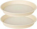 2 Pack of Bird Bath Bowl 12", 1.6" Depth, 10 12 inch Birdbath Bowls Dish Only by Bleuhome