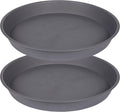 2 Pack of Bird Bath Bowl 12", 1.6" Depth, 10 12 inch Birdbath Bowls Dish Only by Bleuhome