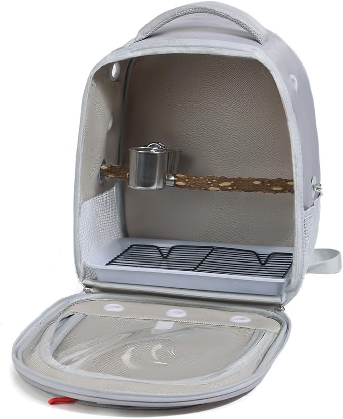 Bird Traval Carrier Cage, Vet Transport Book Bag - Image 5
