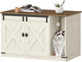 Cat Litter Box Enclosure, Hidden Litter Box Cabinet Furniture by Hzuaneri