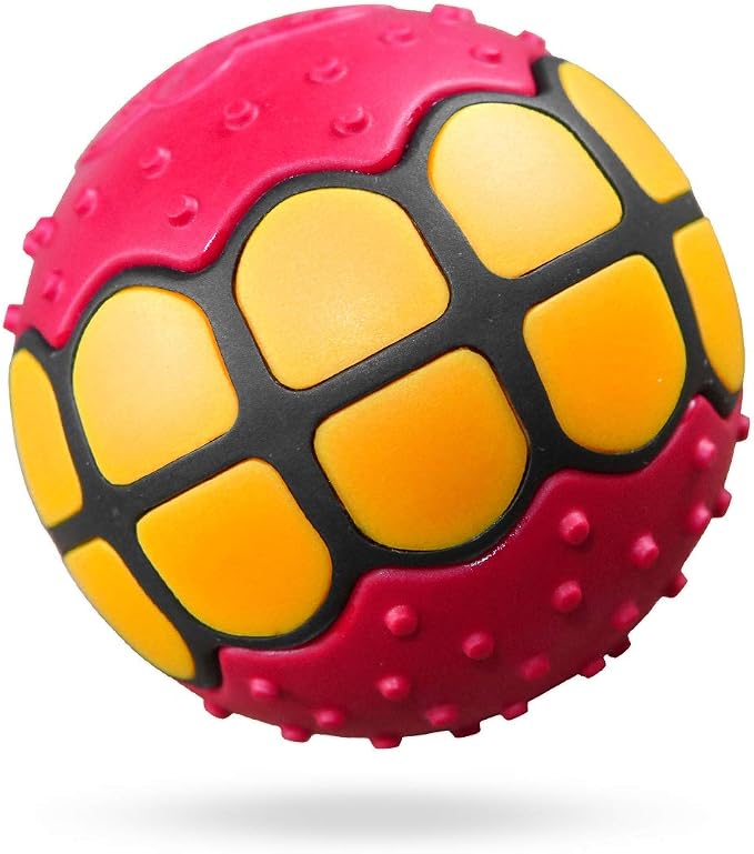 Dog Balls Toys - Squeaky Fetch Rubber Funny Ball Gifts by Dawg+Grillz