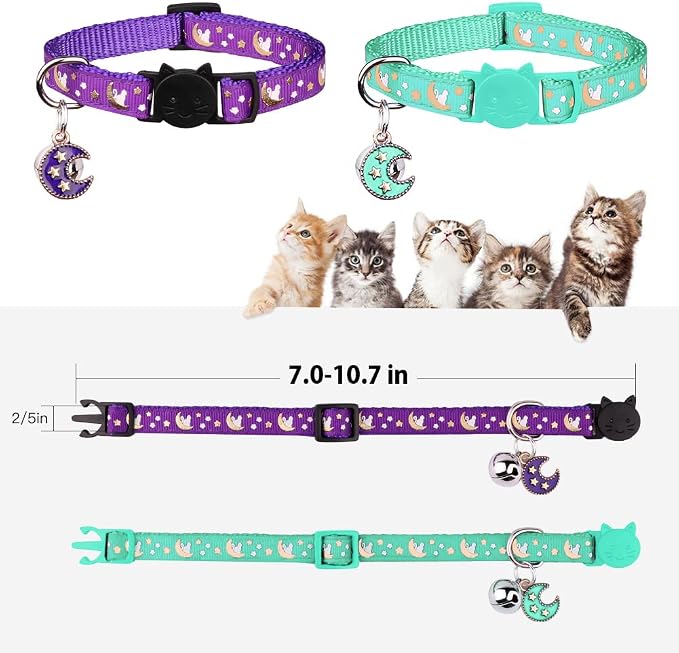 2Pcs Breakaway Cats Collars Cat Collars - Image 5