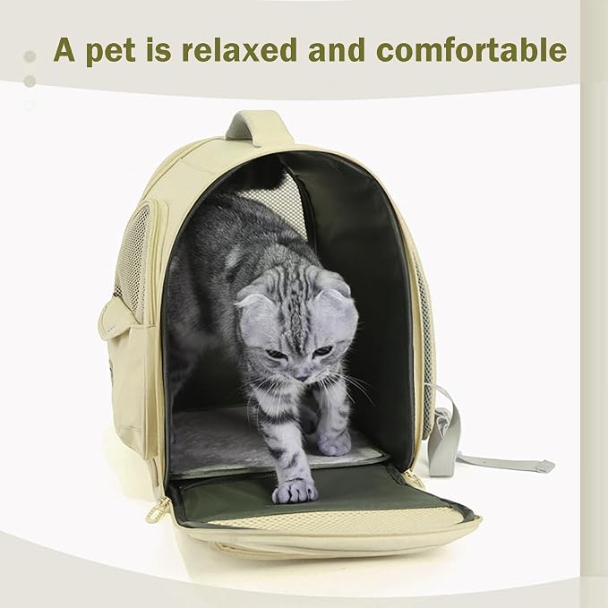 Cat Carrier Backpack, Large Space Animal Carrier Backpacks - Image 3