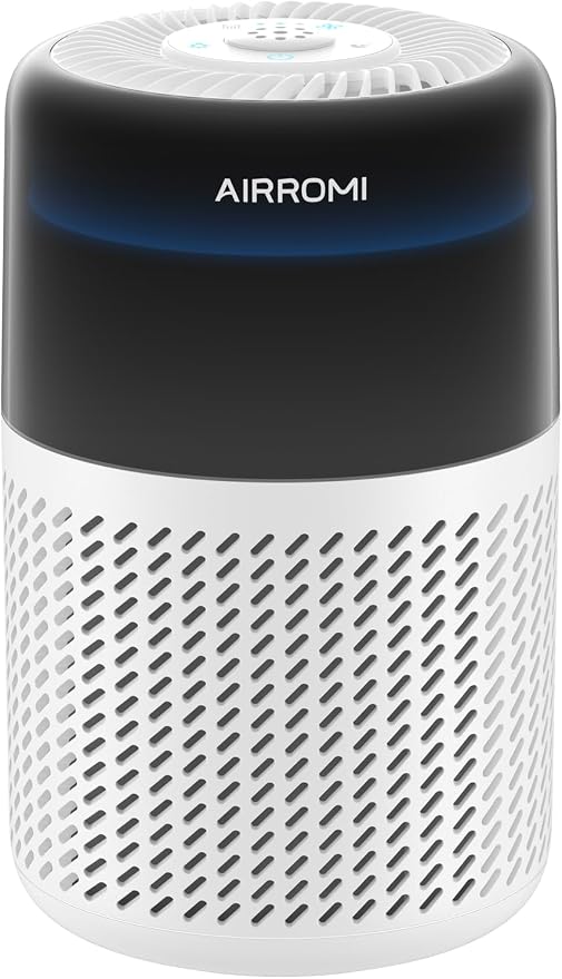 AIRROMI HEPA Air Purifier for Bedroom&Home, Pet Air Purifier for Home Pets by AIRROMI