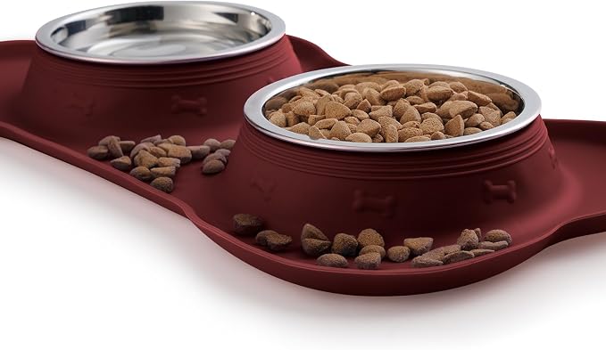 Hubulk Pet Dog Bowls 2 Stainless Steel Dog Bowl - Image 5
