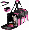 Airline Approved Cat Carrier, Soft-Sided Pet Travel Carrier by SECLATO