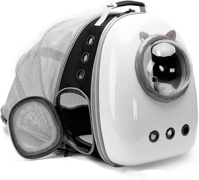 Back Expandable Cat Carrier Backpack, Backpack by LightUpYourPetsLife