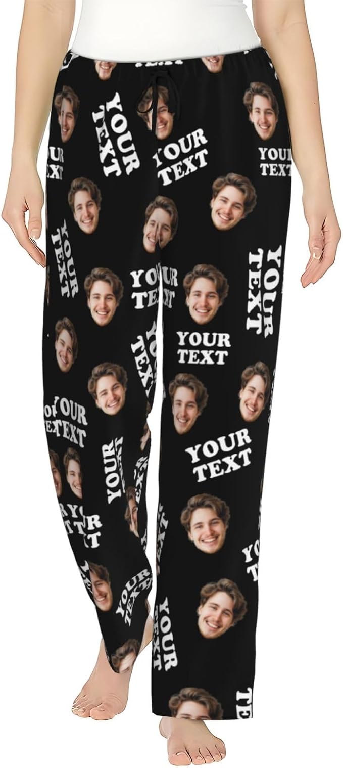 Personalized Pajama Pants For Men Women Custom Pajama Pants by Unknown