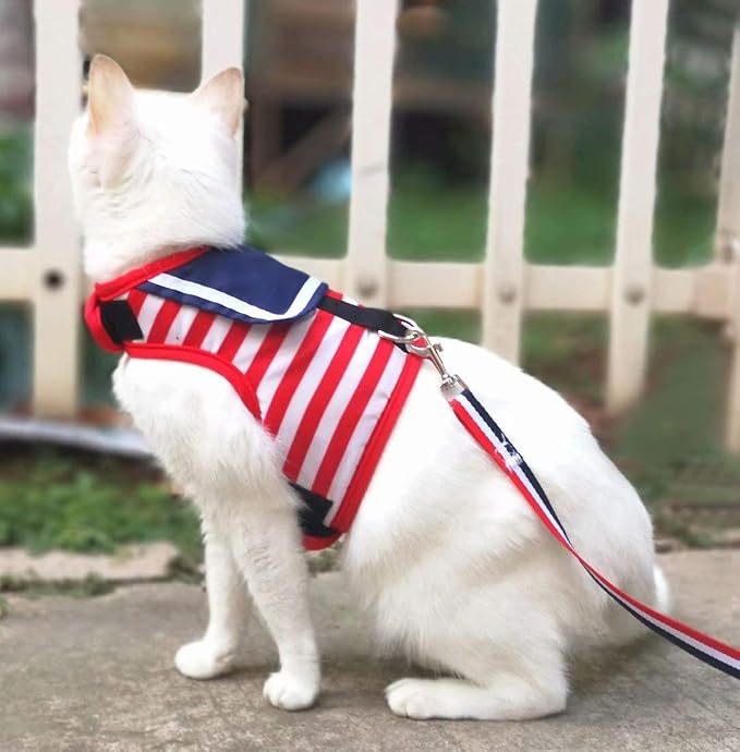 Cat Harness and Leash for Walking Escape Proof, Adjustable Cat Vest Harness - Image 3