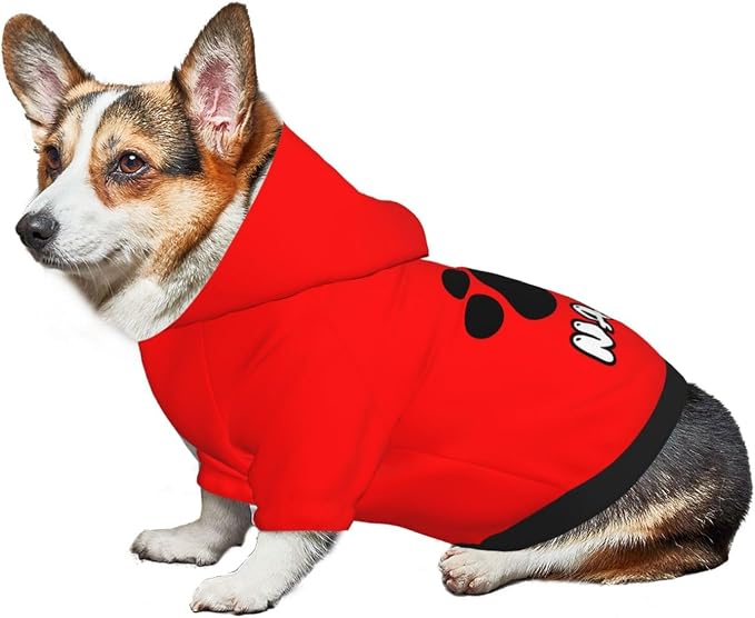 Custom Dog Hoodie Warm with Your Photo Text Logo Name Personalized Dog Clothes - Image 3