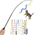 Cat Wand Toy, Long Interactive Wand Toys by PATTEPOINT